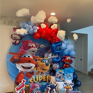 Super wings party decor cover